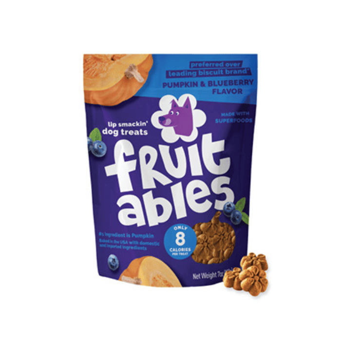 Fruitables Gâteries Fruitables - Friandises pour chiens saveur Citrouille & Bleuets 7oz Fruitables - Friandises pour chiens saveur Citrouille & Bleuets 7oz