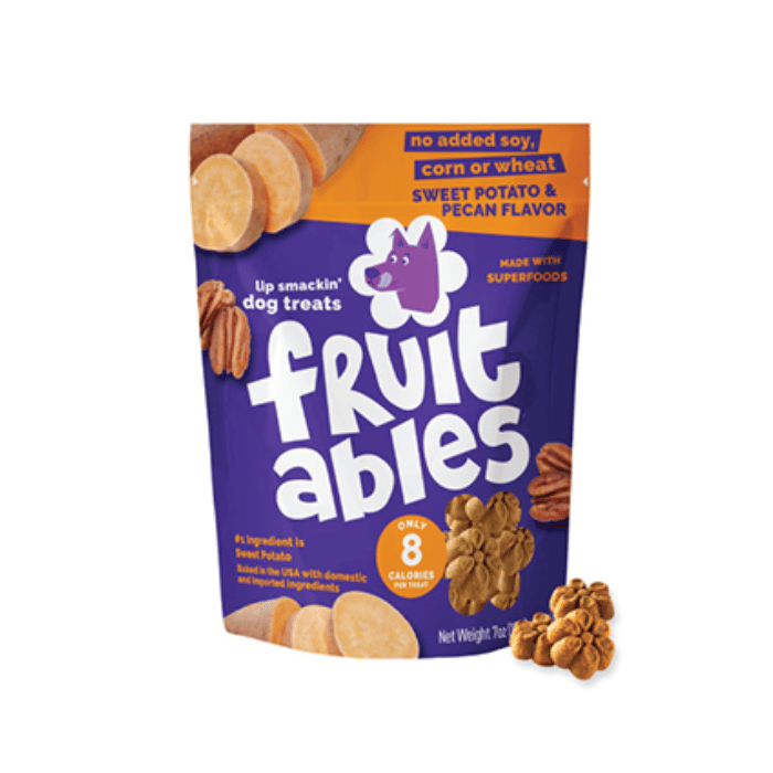 Fruitables Sweet Potato & Pecan Flavor Dog Treats 7 oz Fruitables Sweet Potato & Pecan Flavor Dog Treats 7 oz
