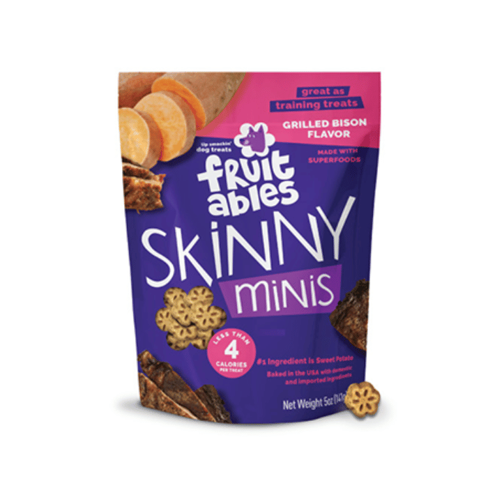 Fruitables Skinny Mini's Bison Treats 5oz Fruitables Skinny Mini's Bison 5oz