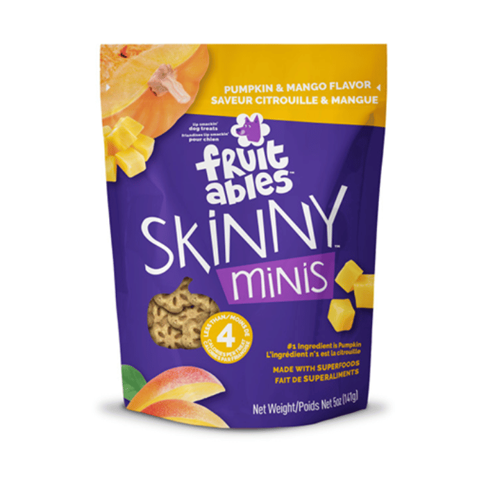 Fruitables Gâteries Fruitables Skinny Minis – Friandises pour chiens saveur Citrouille & Mangue 5oz Fruitables Skinny Minis – Friandises pour chiens saveur Citrouille & Mangue 5oz
