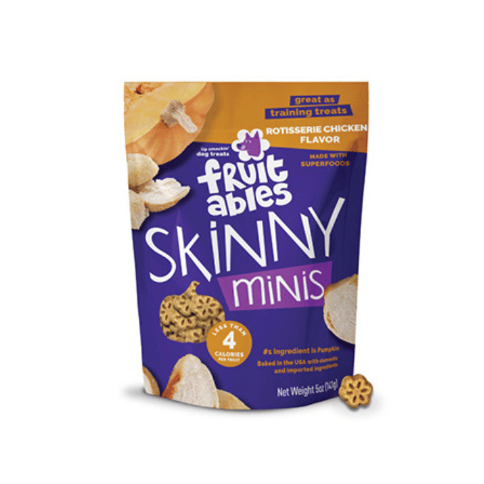 Fruitables Skinny Minis – Roasted Chicken Flavored Dog Treats 5oz Fruitables Skinny Minis – Roasted Chicken Flavored Dog Treats 5oz