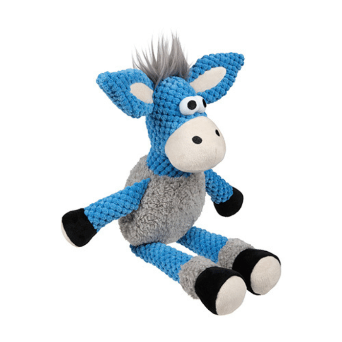 GoDog peluche Jouet pour chien goDog Checkers Skinny Derby Donkey – Moyen Peluche Âne goDog Checkers Skinny pour Chien | Sherbrooke Canin