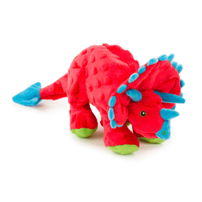 GoDog peluche Jouet pour chien goDog Dinos Squeaky Dino Frills Rouge - LARGE Jouet pour chien goDog Dinos Squeaky Dino Frills Rouge - LARGE