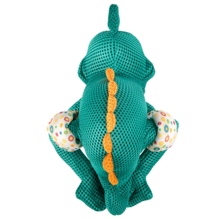 GoDog peluche Jouet pour chien goDog Double Chew Guard Caméléon - Turquoise - MOYEN Jouet pour chien goDog Double Chew Guard Caméléon - Turquoise - MOYEN