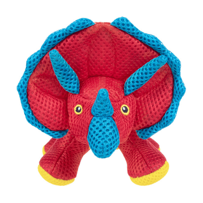 GoDog peluche Jouet pour chien goDog Double Chew Guard Dino Frills - Rouge - SMALL Jouet pour chien goDog Double Chew Guard Dino Frills - Rouge - SMALL