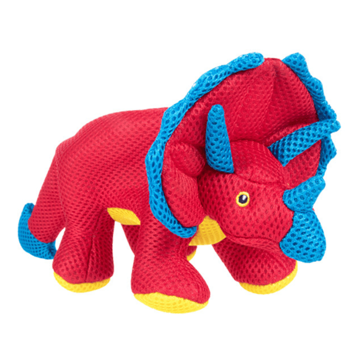 GoDog peluche Jouet pour chien goDog Double Chew Guard Dino Frills - Rouge - SMALL Jouet pour chien goDog Double Chew Guard Dino Frills - Rouge - SMALL