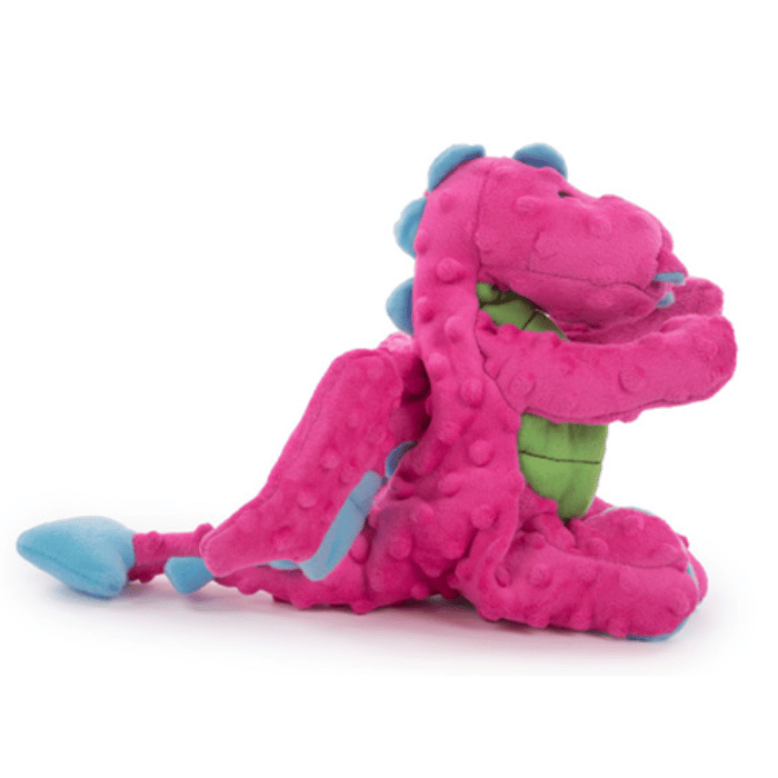 GoDog peluche Jouet pour chien goDog Dragons Squeaky Dragon – Rose Jouet pour chien goDog Dragons Squeaky Dragon – Rose