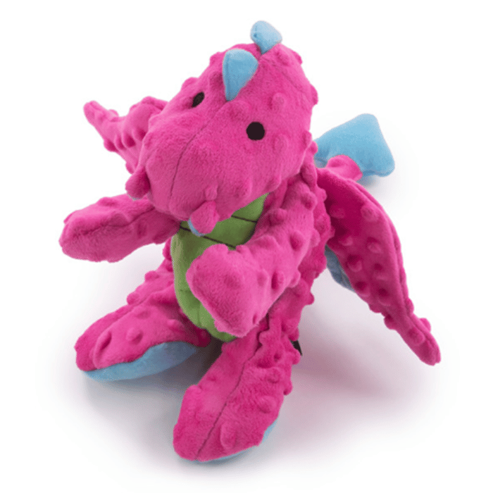 GoDog peluche Jouet pour chien goDog Dragons Squeaky Dragon – Rose Jouet pour chien goDog Dragons Squeaky Dragon – Rose