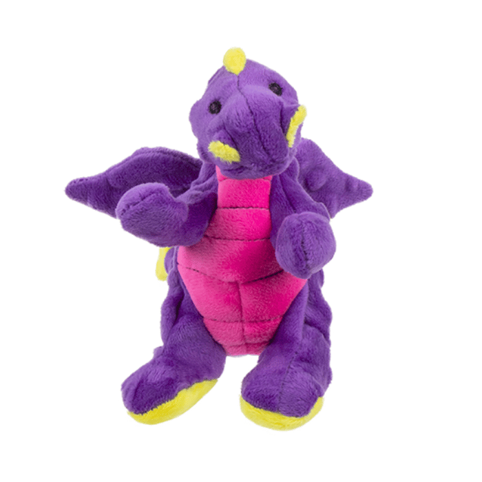 GoDog peluche Jouet pour chien goDog® Dragons – Violet - Small Jouet pour chien goDog® Dragons – Violet - Small
