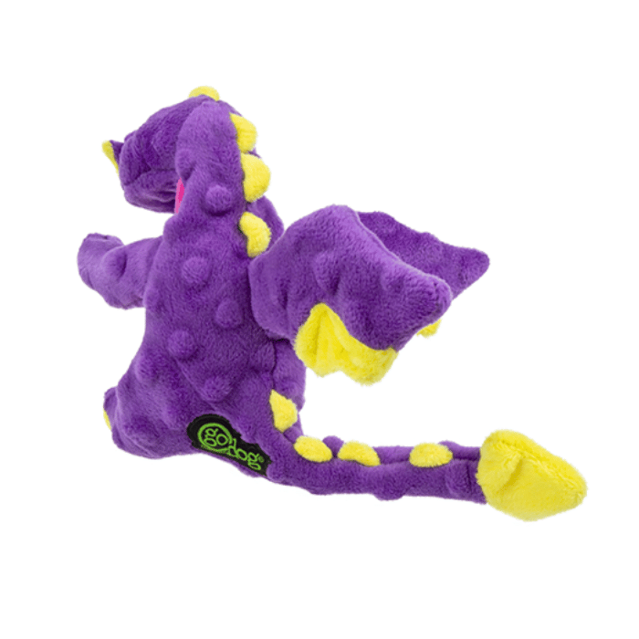 GoDog peluche Jouet pour chien goDog® Dragons – Violet - Small Jouet pour chien goDog® Dragons – Violet - Small