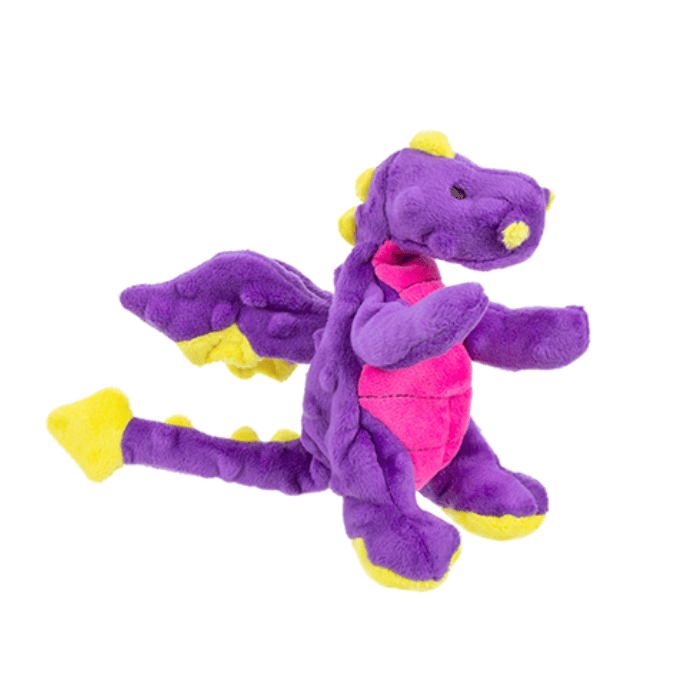 GoDog peluche Jouet pour chien goDog® Dragons – Violet - Small Jouet pour chien goDog® Dragons – Violet - Small