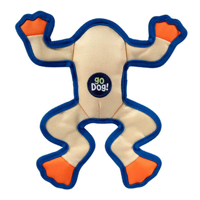 GoDog peluche Jouet pour chien goDog Flap 'N Fun Freddy Frog – Large Jouet pour chien goDog Flap 'N Fun Freddy Frog – Large