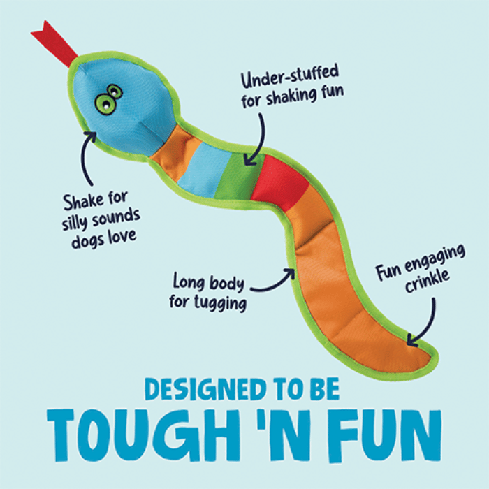 GoDog peluche Jouet pour chien  goDog Flap ‘N Fun Vince Viper – Large Jouet pour chien  goDog Flap ‘N Fun Vince Viper – Large