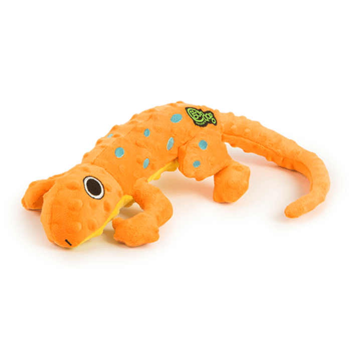 GoDog peluche Jouet pour chien goDog Gecko Orange Bubble - LARGE Jouet pour chien goDog Gecko Orange Bubble - LARGE