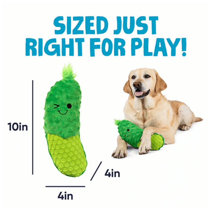 GoDog peluche Jouet pour chien goDog Tough N Texture Dillbert Pickle - LARGE Jouet pour chien goDog Tough N Texture Dillbert Pickle - LARGE
