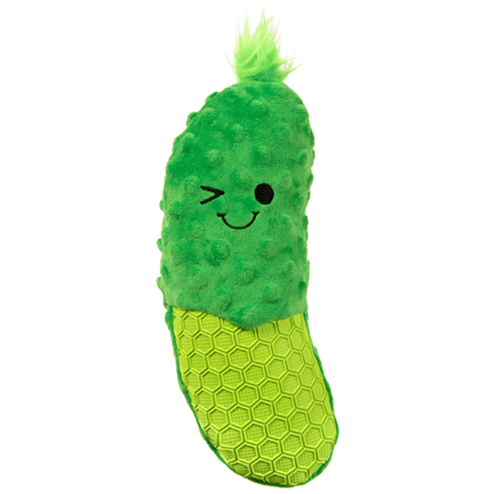 GoDog peluche Jouet pour chien goDog Tough N Texture Dillbert Pickle - LARGE Jouet pour chien goDog Tough N Texture Dillbert Pickle - LARGE