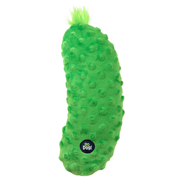 GoDog peluche Jouet pour chien goDog Tough N Texture Dillbert Pickle - LARGE Jouet pour chien goDog Tough N Texture Dillbert Pickle - LARGE