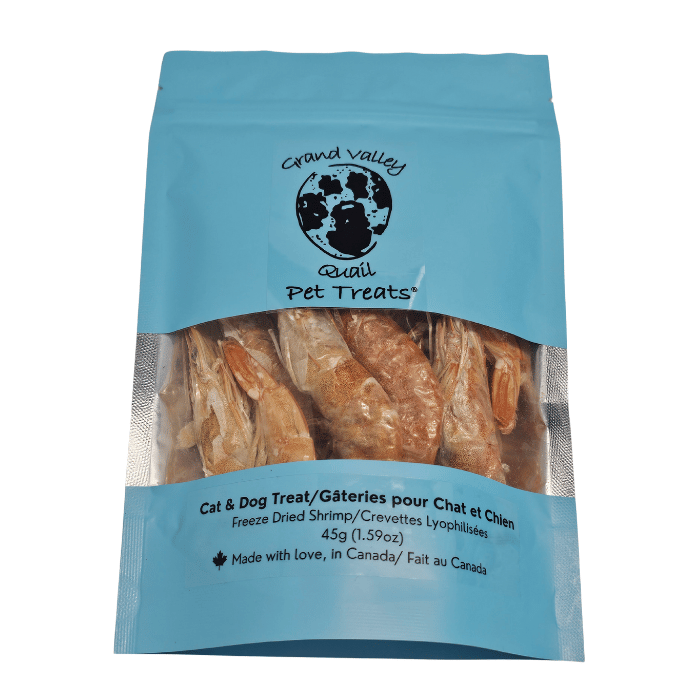 Grand Valley Quail Pet Treats Crevettes lyophilisées 45g Crevettes lyophilisées 45g