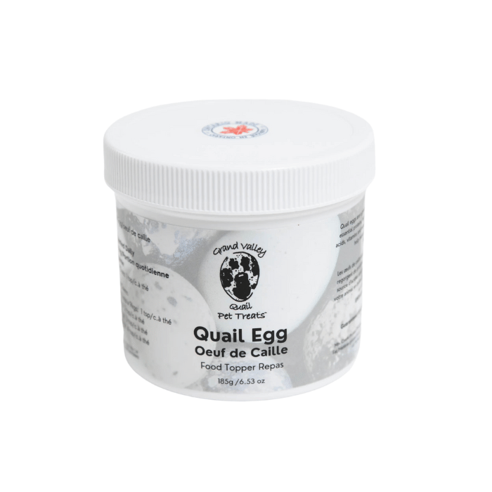 Grand Valley Quail Pet Treats Garniture de repas oeuf de caille 185g
