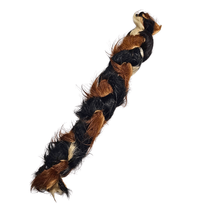 Grand Valley Quail Pet Treats Tresse de peau de boeuf