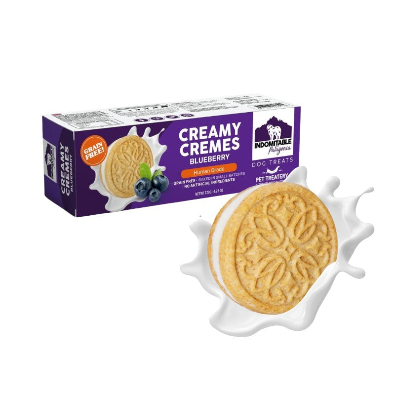 Granville Island Gâteries Granville Island - Patagonie Indomptable, biscuit et crème sans grains pour chien, Bleuets 120g Granville Island - Patagonie Indomptable, biscuit et crème sans grains pour chien, Bleuets 120g
