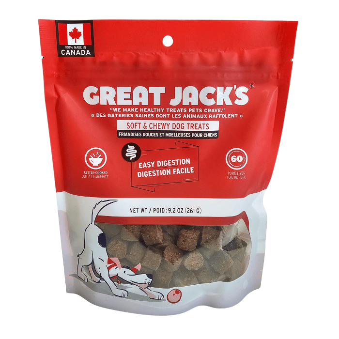 Great Jack's Gâteries pour une digestion facile – 9.2 oz