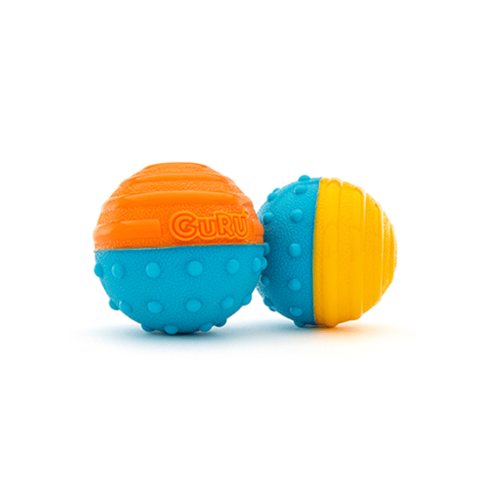 Guru Jouet GURU® Crunch & Squeak Ball pour chien Paquet de 2