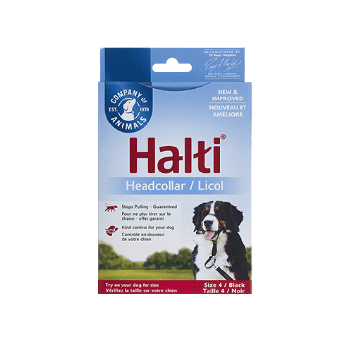Halti licou #4 Très Grand, Noir Harnais, Collier De Contrôle Halti Pour Chien Qui Tire Collier de contrôle Halti, pour chien qui tire