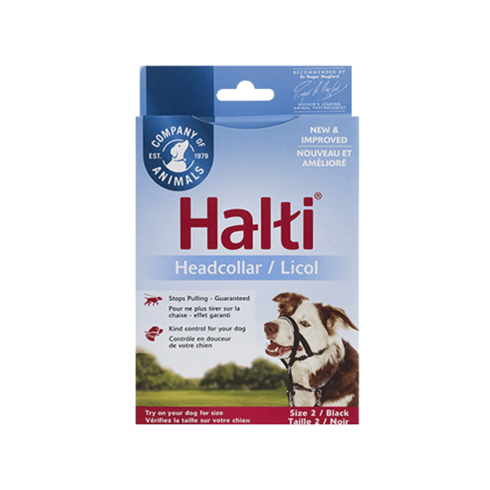 Halti licou #2 Moyen, Noir Harnais, Collier De Contrôle Halti Pour Chien Qui Tire Collier de contrôle Halti, pour chien qui tire