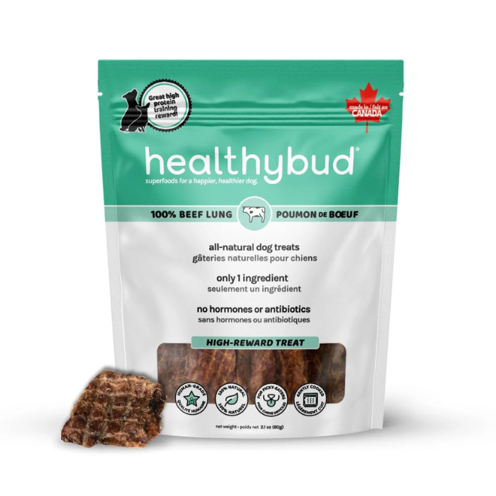 HealthyBud Gâteries Poumon de boeuf HealthyBud Poumon de boeuf HealthyBud