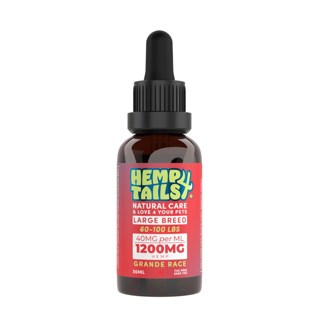 Hemp 4 Paws supplement Hemp 4 Tails 1200Mg 60 à 100 lbs  30ml