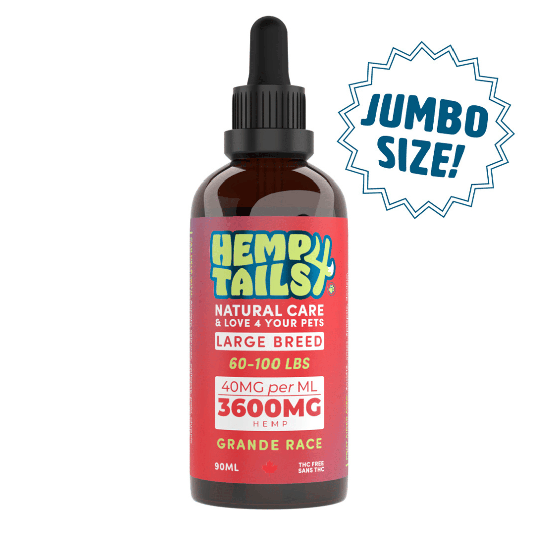 Hemp 4 Paws supplement Hemp 4 Tails 3600Mg 60 à 100 lbs 90ml