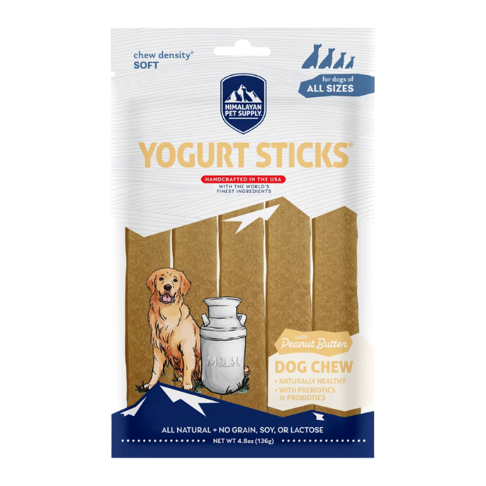 Himalayan dog chew Gâteries Beurre de peanut Bâtonnets de yogourt 4.8oz Bâtonnets de yogourt 4.8oz