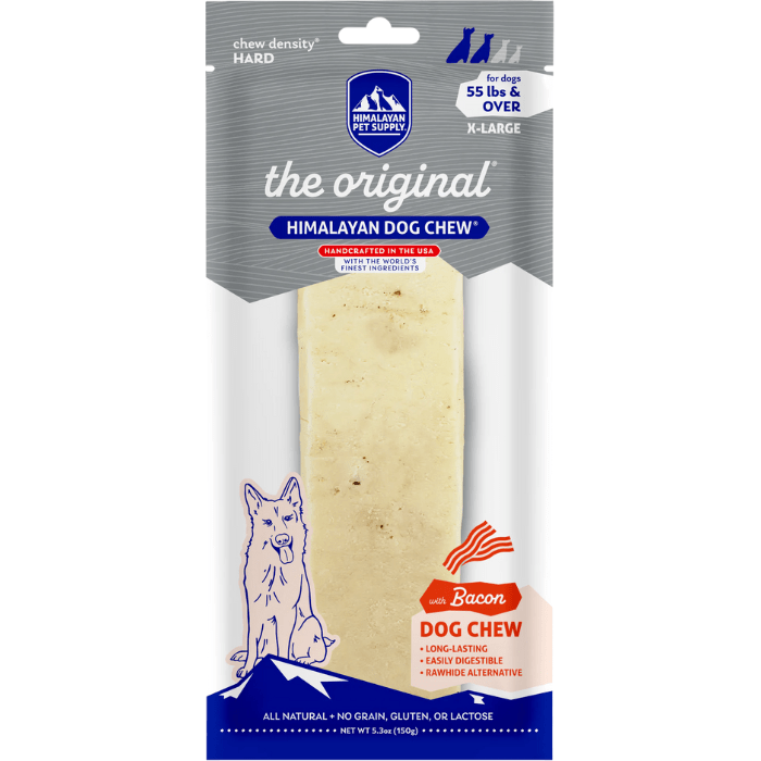 Himalayan dog chew Gâteries XL Fromage de Yak à saveur de Bacon Fromage de Yak à saveur de Bacon