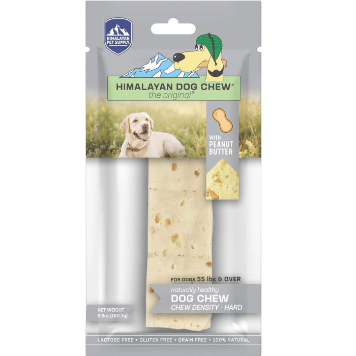 Himalayan dog chew Gâteries XL Fromage de Yak à saveur de Beurre d&#39;arachide