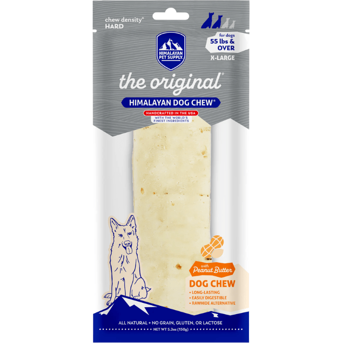 Himalayan dog chew Gâteries XL Fromage de Yak à saveur de Beurre d'arachide Fromage de Yak à saveur de Beurre d'arachide