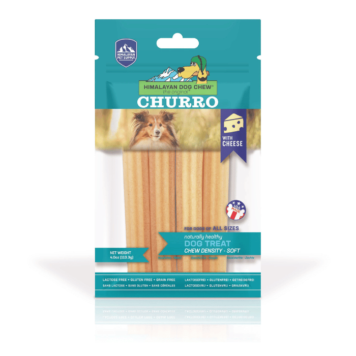 Himalayan dog chew Gâteries Himalayan Dog Chew, Churro - Gâteries Pour Chien, Fromage 4oz