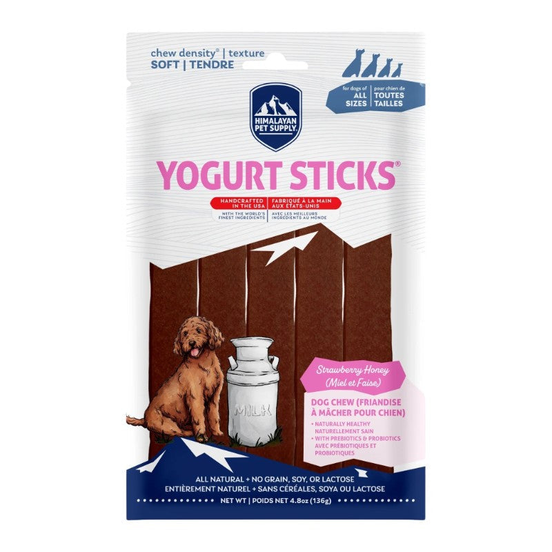 Himalayan dog chew Gâteries Himalayan Dog Chew - Gâterie au yogourt pour chien, Fraises et miel 4.8oz Himalayan Dog Chew - Gâterie au yogourt pour chien, Fraises et miel 4.8oz