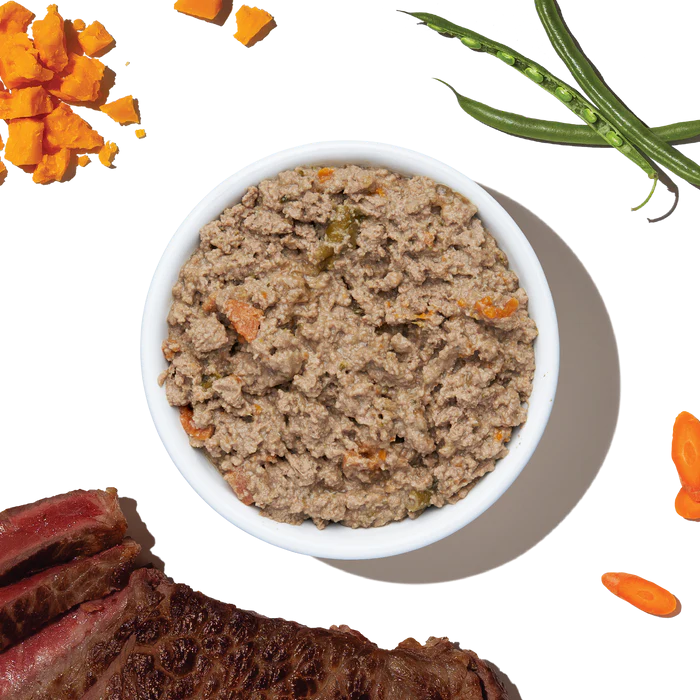 Honest Kitchen nourriture humide Nourriture humide Butcher Block Pâté - Boeuf & Cheddar Paq de 6 Nourriture humide Butcher Block Pâté - Boeuf & Cheddar Paq de 6