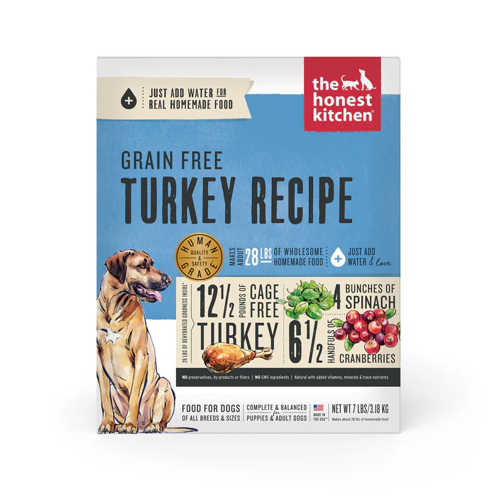 Honest Kitchen nourriture 7lbs Nourriture déshydraté Honest Kitchen Embark Dinde Sans Grain Nourriture déshydraté Honest Kitchen Embark Dinde Sans Grain
