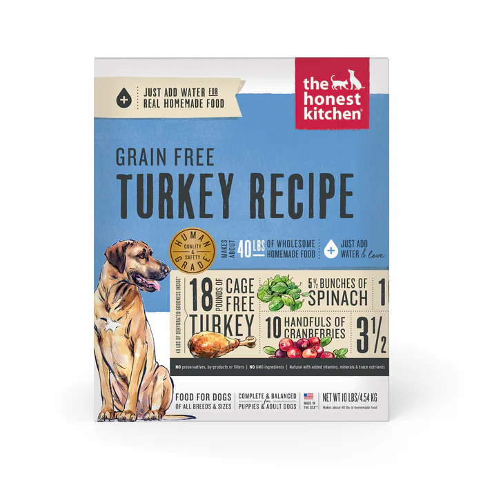 Honest Kitchen nourriture 10lbs Nourriture déshydraté Honest Kitchen Embark Dinde Sans Grain Nourriture déshydraté Honest Kitchen Embark Dinde Sans Grain