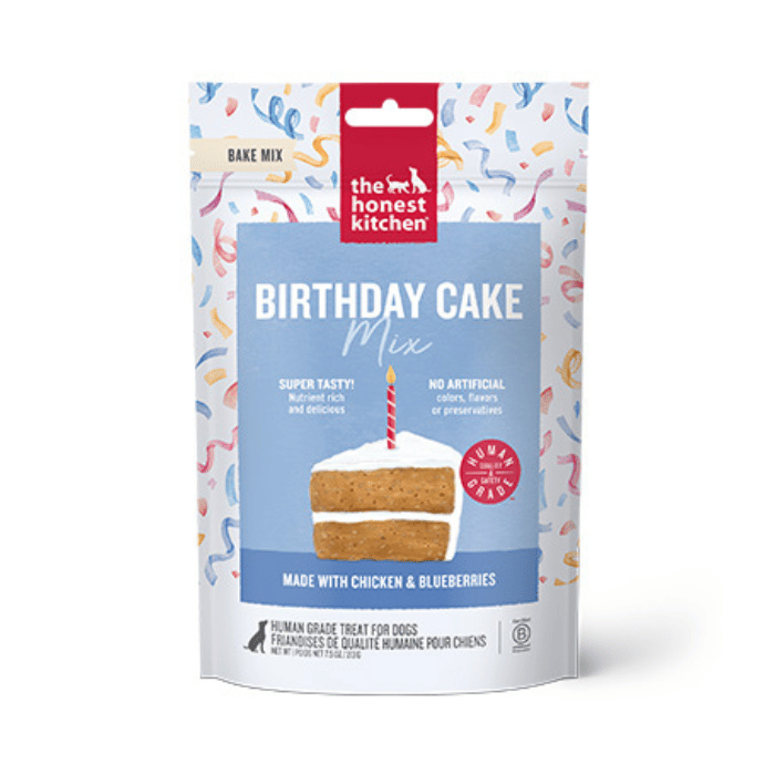 Honest Kitchen nourriture The Honest Kitchen Mélange à gâteau d’anniversaire Poulet et Bleuets pour Chien 7.5oz The Honest Kitchen Mélange à gâteau d’anniversaire Poulet et Bleuets pour Chien 7.5oz
