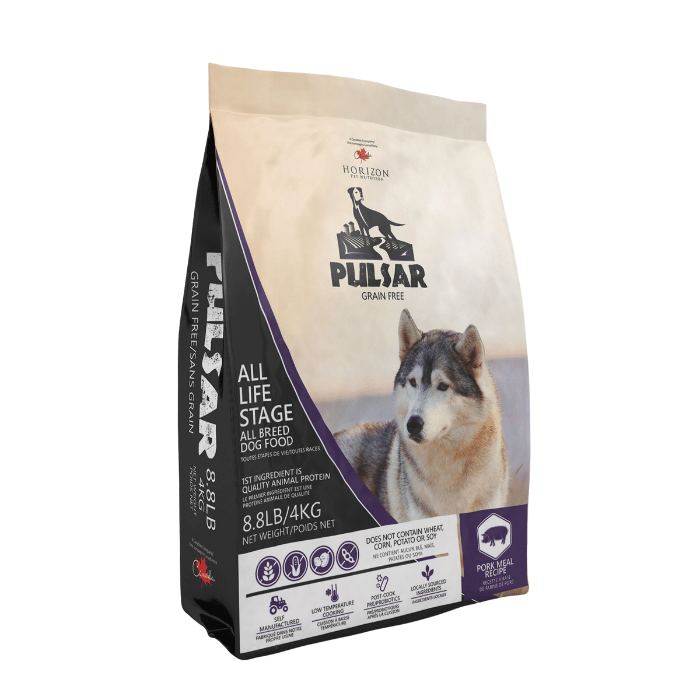 Horizon nourriture 4kg Nourriture pour chien Horizon Pulsar sans grain Porc Nourriture pour chien Horizon Pulsar sans grain Porc