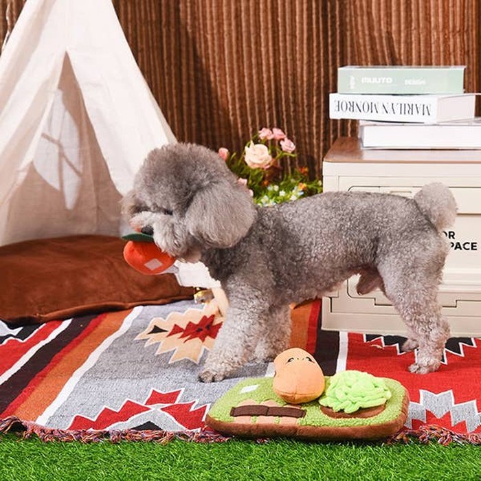 Hugsmart Products Inc HugSmart Pet - Puppy Garden | Garden Sniffle - Jouet en peluche pour chien