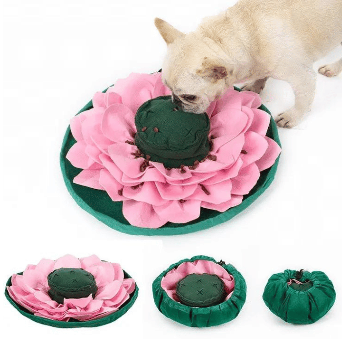 Injoya jouets pour chien Tapis de fouille - Lotus