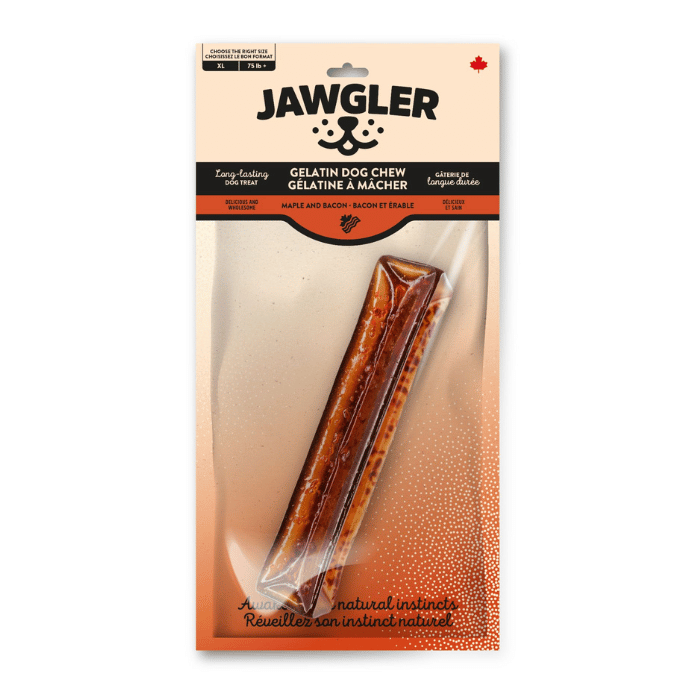 Jawgler fromage Gâterie De Gélatine à Mâcher - Bacon & érable Gâterie De Gélatine à Mâcher - Bacon & érable