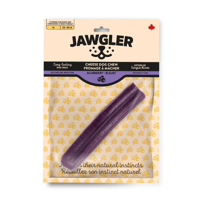 Jawgler fromage Small Jawgler Gâterie De Fromage à Mâcher - Bleuet Jawgler Gâterie De Fromage à Mâcher - Bleuet