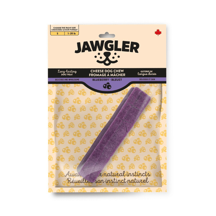 Jawgler fromage Small Jawgler Gâterie De Fromage à Mâcher - Bleuet Jawgler Gâterie De Fromage à Mâcher - Bleuet