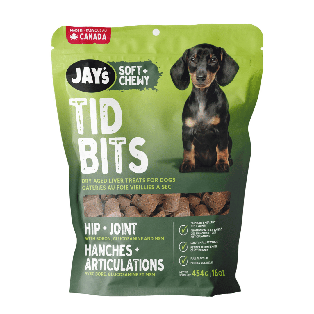 Jay&#39;s Gâteries Gâteries Pour Chien Jay&#39;s Tid Bits Hanches &amp; Articulations