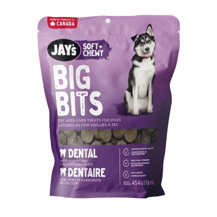 Jay's Gâteries Jay's Big Bits, Gâteries Pour Chien, Dentaire